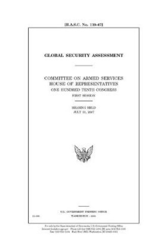 Cover of Global security assessment