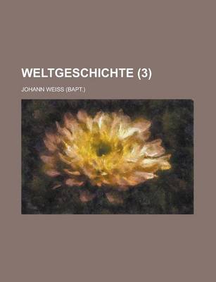 Book cover for Weltgeschichte (3 )