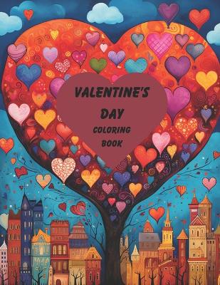 Book cover for Valentine's Day Coloring Book