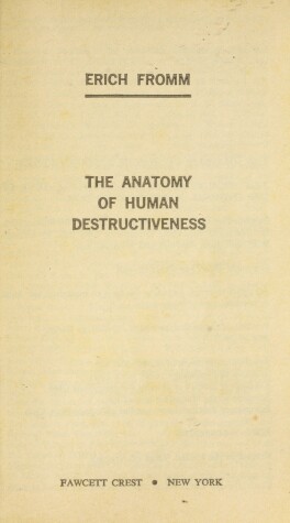 Book cover for Anatomy Human Destruct