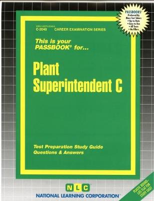 Book cover for Plant Superintendent C