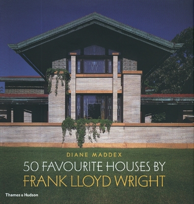 Book cover for 50 Favourite Houses by Frank Lloyd Wright