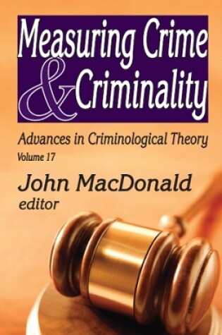 Cover of Measuring Crime and Criminality