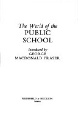 Cover of World of the Public School