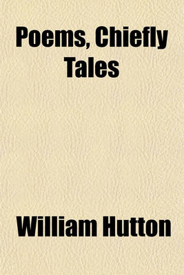 Book cover for Poems, Chiefly Tales