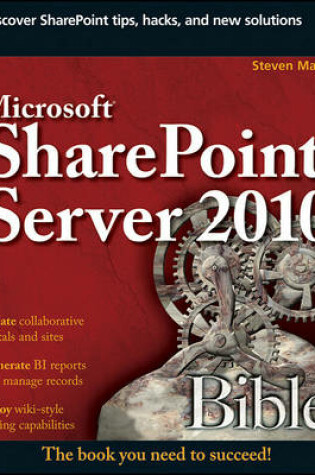 Cover of Microsoft SharePoint Server 2010 Bible