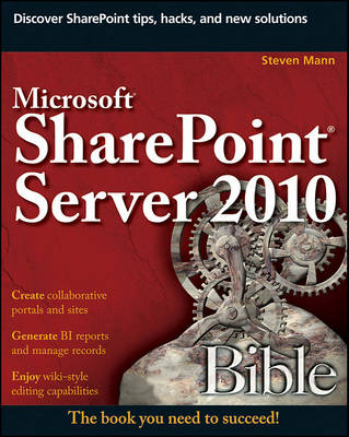 Cover of Microsoft SharePoint Server 2010 Bible