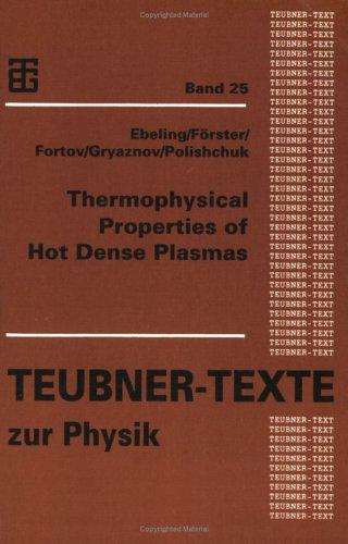 Book cover for Thermophysical Properties of Hot Dence Plasma