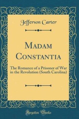 Cover of Madam Constantia