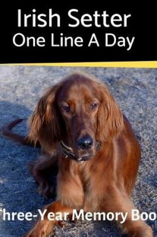 Cover of Irish Setter - One Line a Day