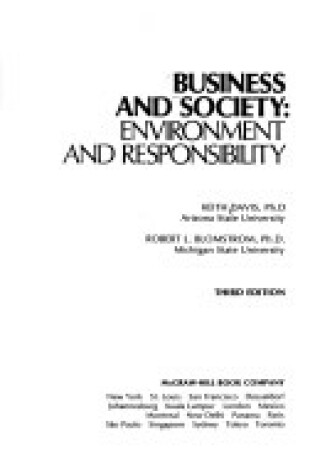 Cover of Business and Society