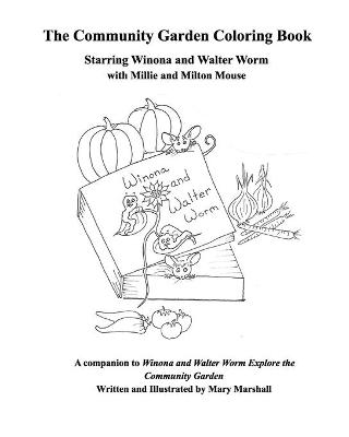 Book cover for A Community Garden Coloring Book