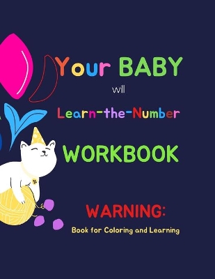 Book cover for Number Tracing book for Preschoolers