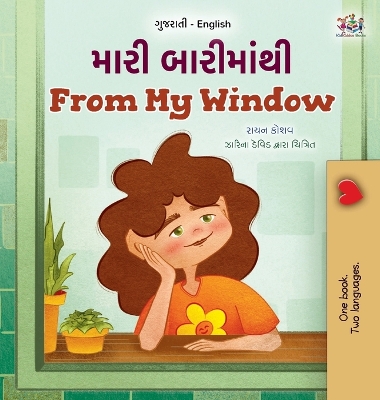 Book cover for From My Window (Gujarati English Bilingual Kids Book)