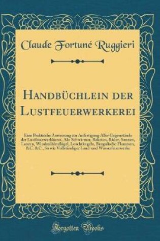 Cover of Handbüchlein Der Lustfeuerwerkerei