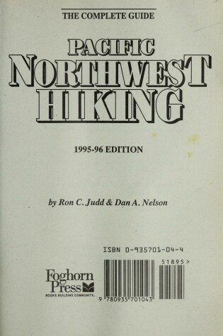 Cover of Foghorn Pacific Northwest Hiking