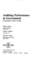 Book cover for Auditing Performance in Government