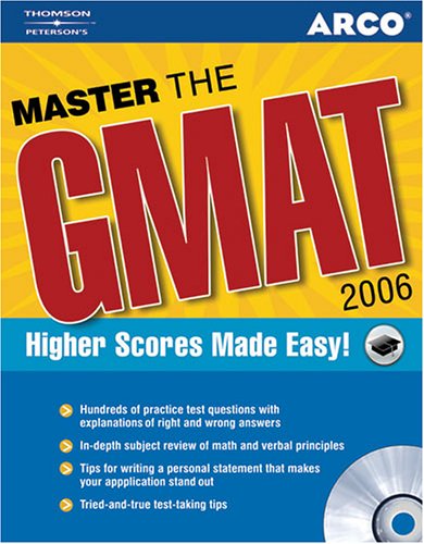 Book cover for Arco Master the GMAT