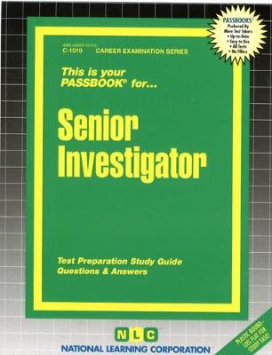 Book cover for Senior Investigator