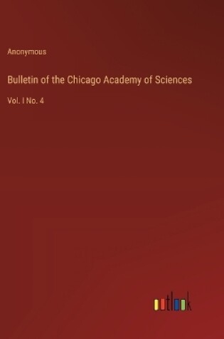 Cover of Bulletin of the Chicago Academy of Sciences