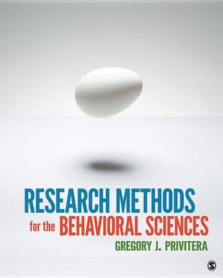 Book cover for Research Methods for the Behavioral Sciences