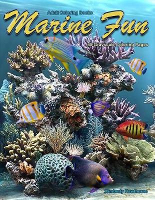 Book cover for Adult Coloring Books Marine Fun