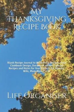 Cover of My Thanksgiving Recipe Book