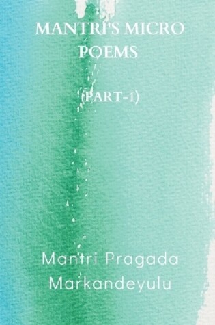 Cover of Mantri's Micro Poems (Part-1)