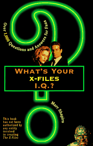 Book cover for What's Your X-Files I.Q.?
