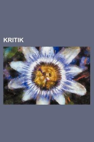 Cover of Kritik