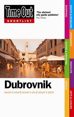 Book cover for "Time Out" Shortlist Dubrovnik