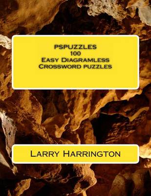 Book cover for PSPUZZLES 100 Easy Diagramless Crossword Puzzles