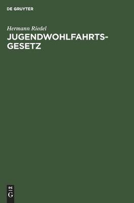 Book cover for Jugendwohlfahrtsgesetz