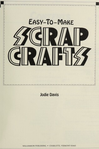 Cover of Easy-to-make Scrap Crafts