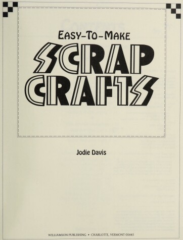 Book cover for Easy-to-make Scrap Crafts