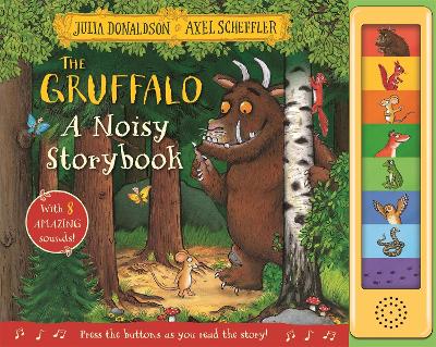 Book cover for The Gruffalo: A Noisy Storybook