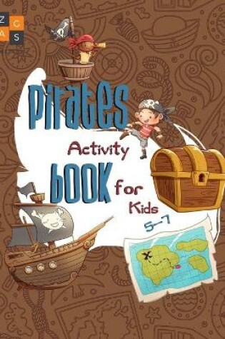 Cover of Pirate activity book for kids 5-7