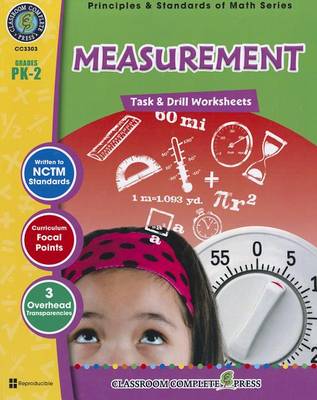 Book cover for Measurement: Task & Drill Worksheets, Grades PK-2