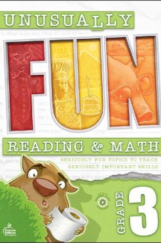 Cover of Unusually Fun Reading & Math Workbook, Grade 3
