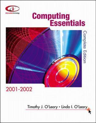 Book cover for Computing Essentials 2001 2002