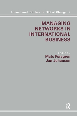 Book cover for Managing Networks in International Business