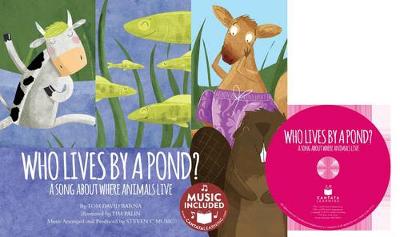 Book cover for Animal World Animals at Home Who Lives by a Pond? a Song About Where Animals Live