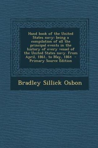 Cover of Hand Book of the United States Navy