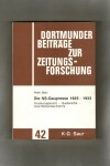 Book cover for Die Ns-Gaupresse 1925 - 1933