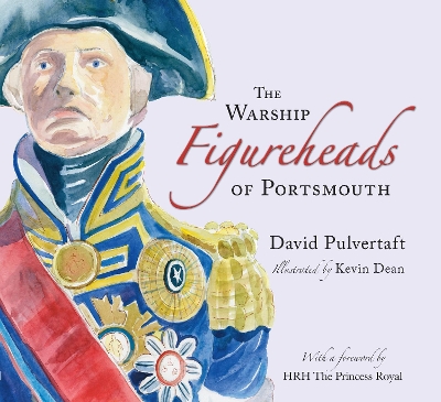 Book cover for The Warship Figureheads of Portsmouth