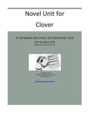 Book cover for Novel Unit for Clover