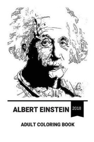 Cover of Albert Einstein Adult Coloring Book