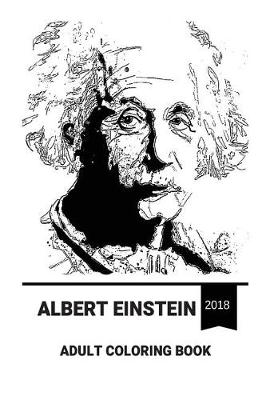 Book cover for Albert Einstein Adult Coloring Book