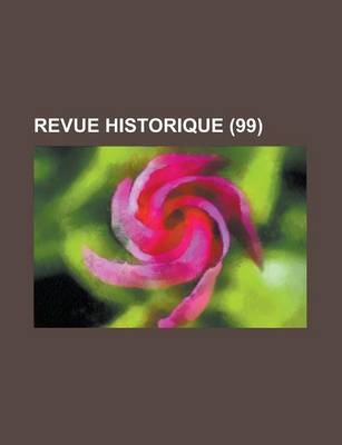 Book cover for Revue Historique (99 )