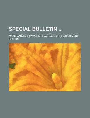 Book cover for Special Bulletin